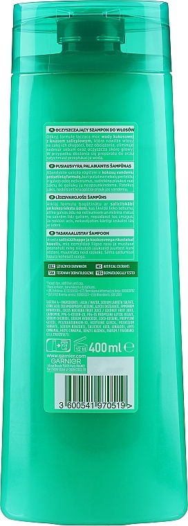 Hair Shampoo "Hydrating Balance" - Garnier Fructis Hydra Fresh Shampoo — photo N2