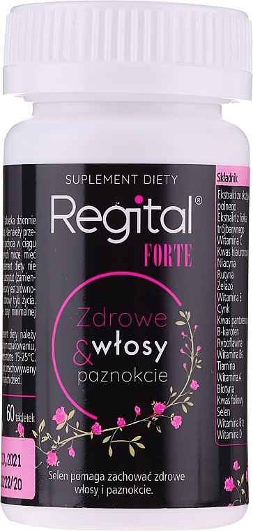 Food Supplement "Healthy Nails and Hair" - Regital Forte  — photo N1