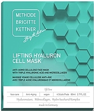 Fragrances, Perfumes, Cosmetics Face Mask - Methode Brigitte Kettner Lifting Hyaluron Cell Mask