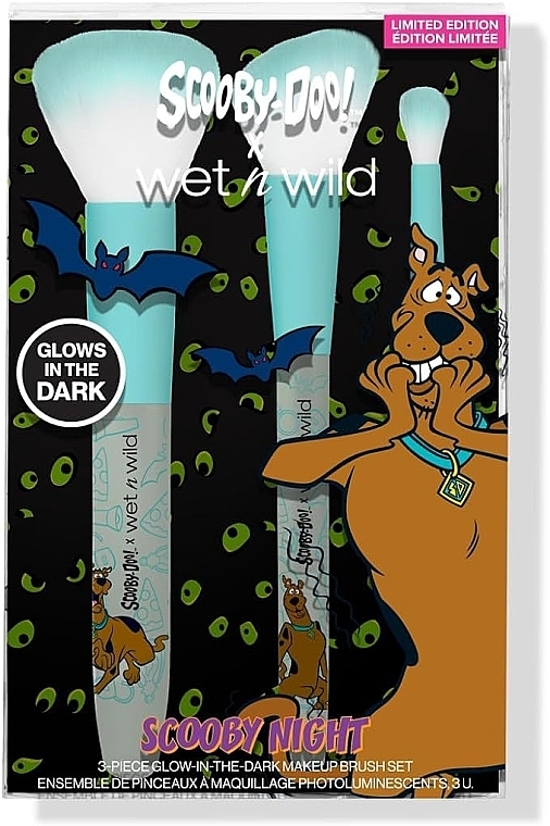 3-Piece Makeup Brush Set - Wet N Wild x Scooby Doo Scooby Night 3-Piece Makeup Brush Set — photo N1