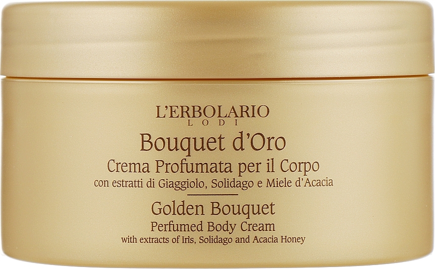 Golden Bouquet Body Cream - L'Erbolario Body Cream — photo N1