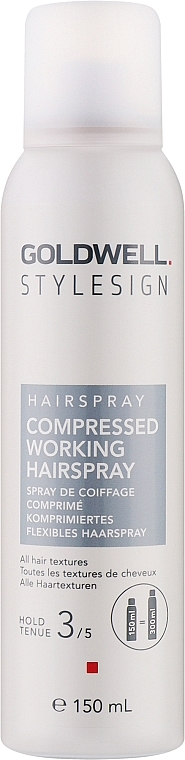 Concentrated Hair Spray - Goldwell StyleSign Compressed Working Hairspray — photo N1