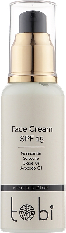 Day Face Sun Cream - Tobi Face Cream SPF 15 — photo N1