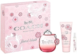 Fragrances, Perfumes, Cosmetics Coach Floral Blush - Set (edp/90ml+ edp/7.5ml + b/lot/100ml)