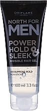 Fragrances, Perfumes, Cosmetics Hair Styling Gel - Oriflame North For Men Power Hold & Sleek Invisible Hair Gel