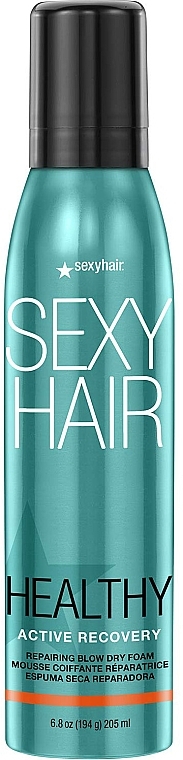 Repairing Blow Dry Foam - SexyHair HealthySexyHair Active Recovery Repairing Blow Dry Foam — photo N1