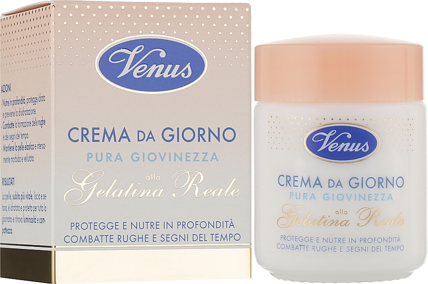 Day Face Cream with Royal Jelly - Venus Crema Giorno Gelatina Reale — photo N2