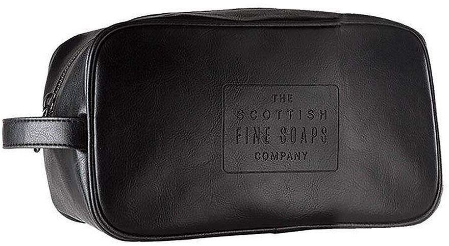 Set - Scottish Fine Soaps Mens Grooming Thistle & Black Pepper Travel Bag (sh/gel/75ml + f/wash/75ml + a/sh/balm/75ml + f/cr/75ml + towel + bag) — photo N8