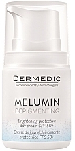 Fragrances, Perfumes, Cosmetics Day Cream from Age Spots - Dermedic MeLumin Depigmenting Cream SPF 50+