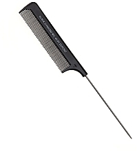 Fragrances, Perfumes, Cosmetics Comb, black - Denman Black Diamond 40 Metal Tail Comb