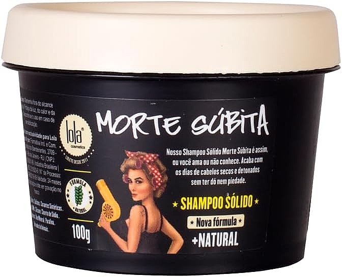 Solid Hair Shampoo - Lola Cosmetics Morte Subita Moisturizing Shampoo — photo N1