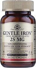 Fragrances, Perfumes, Cosmetics Dietary Supplement "Gentle Iron", 25 mg - Solgar Gentle Iron