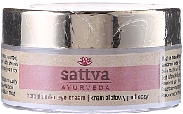 Cream for Sensitive Skin Under Eyes - Sattva Ayurveda Under Eye Cream — photo N1