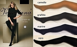 Tights "Cover 3D", 40 Den, cammello - Veneziana — photo N2