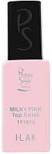 Fragrances, Perfumes, Cosmetics Nail Top Coat - Peggy Sage Top Finish Milky Pink I-Lak