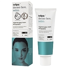 Fragrances, Perfumes, Cosmetics Regenerating Face Cream - Tolpa Dermo Sebio Face Regenerating Cream