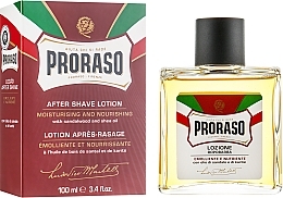 Set - Proraso Classic Shaving Metal Red "Primadopo" (pre/cr/100ml + sh/cr/150ml + ash/cr/100ml) — photo N6