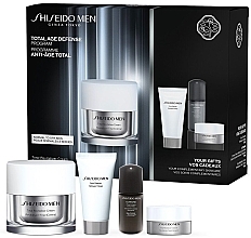 Fragrances, Perfumes, Cosmetics Set - Shiseido Men Total Age Defense Program (cr/50ml + cleanser/30ml + concentrated/10ml + cr/10ml)