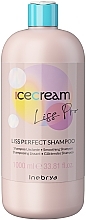 Coarse & Unruly Hair Shampoo - Inebrya Ice Cream Liss-Pro Liss Perfect Shampoo — photo N2