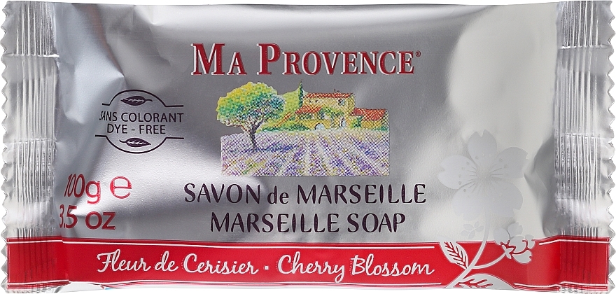 Marseille Soap "Cherry Blossom" - Ma Provence Marseille Soap Cherry Blossom — photo N1