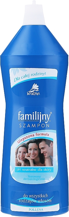 All Hair Types Shampoo - Pollena Savona Familijny Shampoo Blue — photo N10