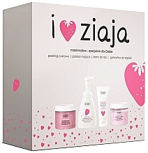Set - Ziaja I Love Ziaja Marshmallow (b/peeling/300ml + h/cr/50ml + shower/gel/260ml + b/foam/250ml) — photo N1