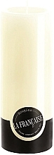 Fragrances, Perfumes, Cosmetics Cylinder Candle, diameter 8 cm, height 20 cm - Bougies La Francaise Cylindre Candle Ivory