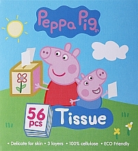 Fragrances, Perfumes, Cosmetics Kids Paper Tissues, 56 pcs - Peppa Pig Tissue