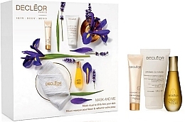 Fragrances, Perfumes, Cosmetics Set - Decleor Mask And Me Lavendula Iris (serum/15ml+cr/foam/50ml + mask/15 ml + band)