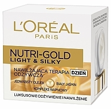 Fragrances, Perfumes, Cosmetics Day Cream - L'Oreal Paris Nutri Gold Light & Silky Day Cream