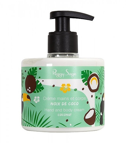 Hand and Body Cream "Coconut" - Peggy Sage Coconut Hand And Body Cream — photo N3
