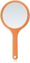 Mirror in Frame with Handle 28,5x14,5 cm, orange - Titania — photo N1