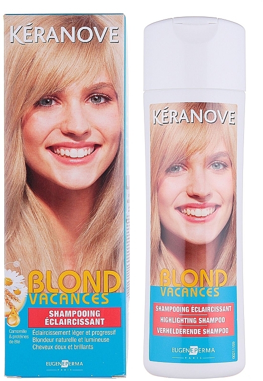 Natural Brightening Shampoo - Eugene Perma Keranove Laboratoires Shampooing Eclaircissant Blond Vacances — photo N1