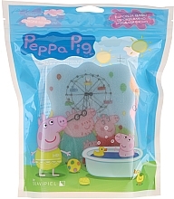 Fragrances, Perfumes, Cosmetics Bath Sponge "Peppa Pig", park blue - Suavipiel Peppa Pig Bath Sponge