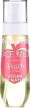 Fragrances, Perfumes, Cosmetics Face Spray "Peach" - Nacomi Face Mist Peach
