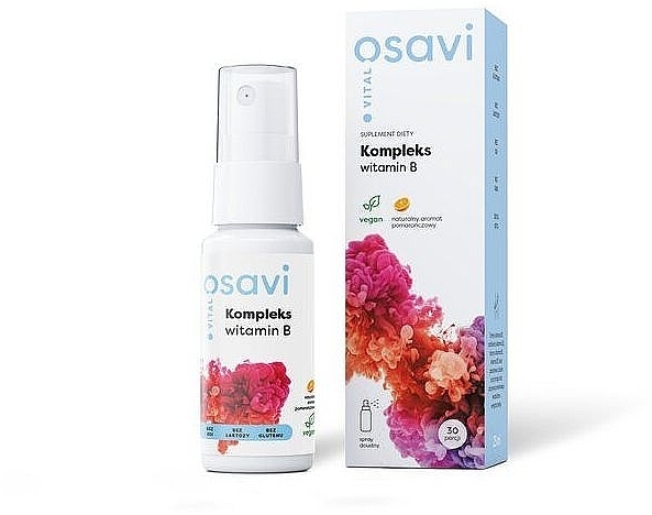 Vitamin B Complex with Orange Flavor - Osavi Vitamin B Complex Oral Spray Orange — photo N1