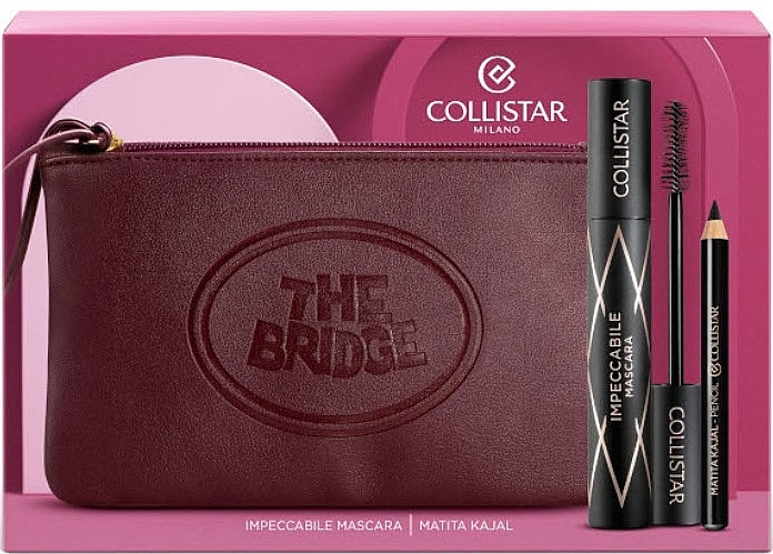 Collistar Cofanetto Impeccabile Mascara - Collistar Cofanetto Impeccabile Mascara (mascara/14ml + eye/pencil/1.2g+ pouch) — photo N1