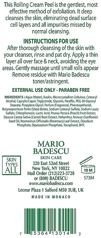 AHA Cream Peel - Mario Badescu Rolling Cream Peel with A.H.A. — photo N3