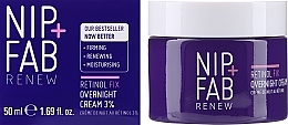 Rejuvenating Night Face Cream with 3% Retinol - NIP + FAB Retinol Fix Overnight Cream 3% — photo N3