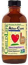 Anti-Allergy Dietary Supplement - ChildLife Aller-Care Natural Grape Flavor — photo N1