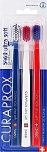 Fragrances, Perfumes, Cosmetics Toothbrush Set, 5460 Ultra Soft, white, blue, red - Curaprox