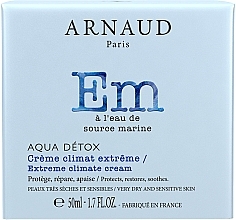 Sea Water Protective Face Cream - Arnaud Aqua Detox Extreme Climate Cream — photo N2