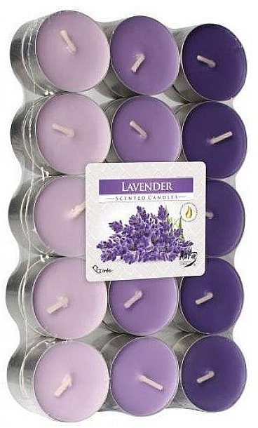 Lavender Tealight Set - Bispol Lavender Scented Candles — photo N1