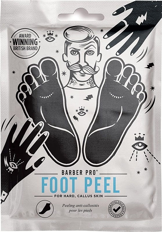 Foot Peeling Mask - BarberPro Foot Peel Foot Mask — photo N1