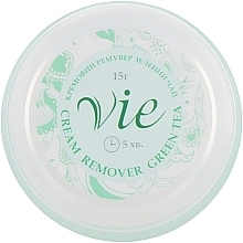 Fragrances, Perfumes, Cosmetics Cream Lash Remover "Green Tea" - Vie de Luxe Creen Tea Cream Remover