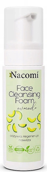 Cleansing Foam - Nacomi Face Cleansing Foam Avocado — photo N1