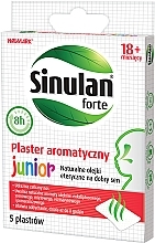 Fragrances, Perfumes, Cosmetics Aromatic Patches, 5 pcs. - Walmark Sinulan Forte Junior