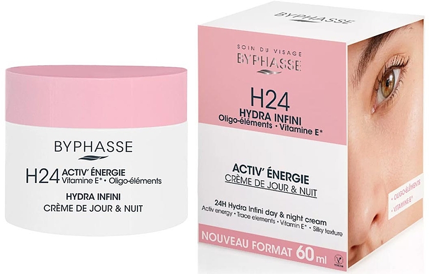 Moisturizing Day & Night Cream - Byphasse 24h Hydra Infini Day & Night Cream — photo N2