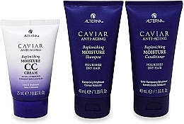 Set - Alterna Caviar Anti-Aging Replenishing Moisture Trial Kit (mini/h/cr/25ml + mini/sh/40ml + mini/cond/40ml) — photo N3