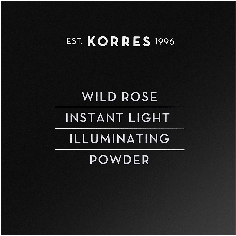 Face Powder - Korres Wild Rose Instant Light Illuminaring Power — photo N2